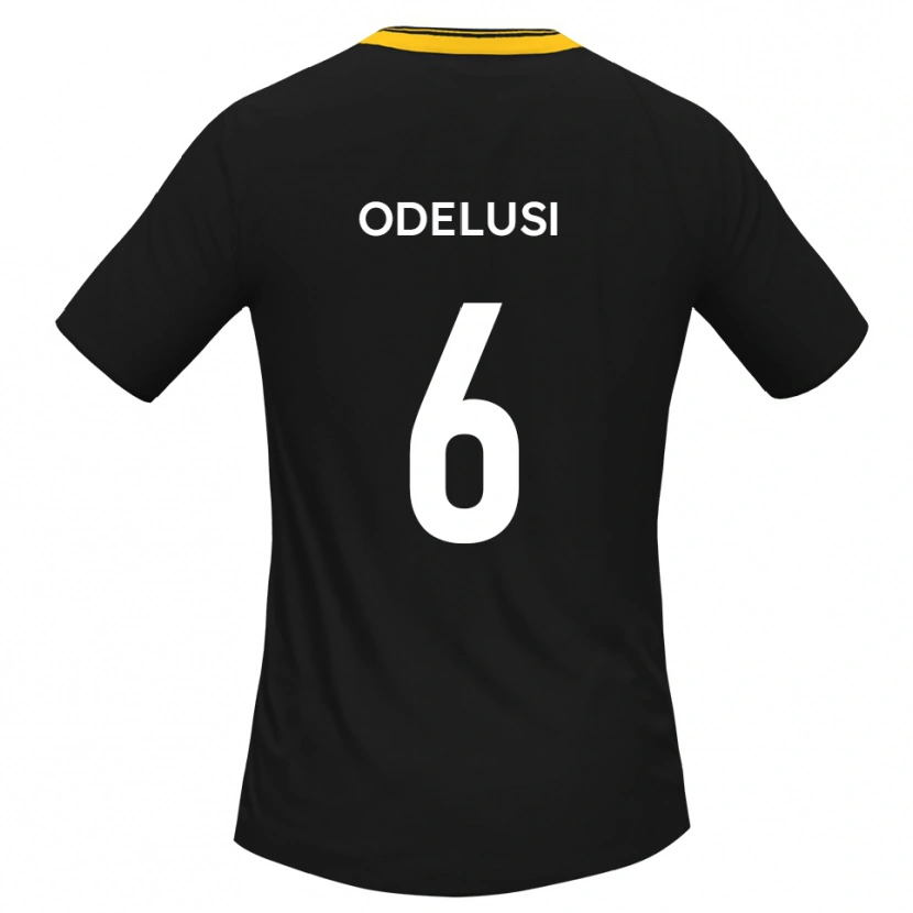 Danxen Homem Camisola Siju Odelusi #6 Preto Amarelo Alternativa 2025/26 Camisa Brasil