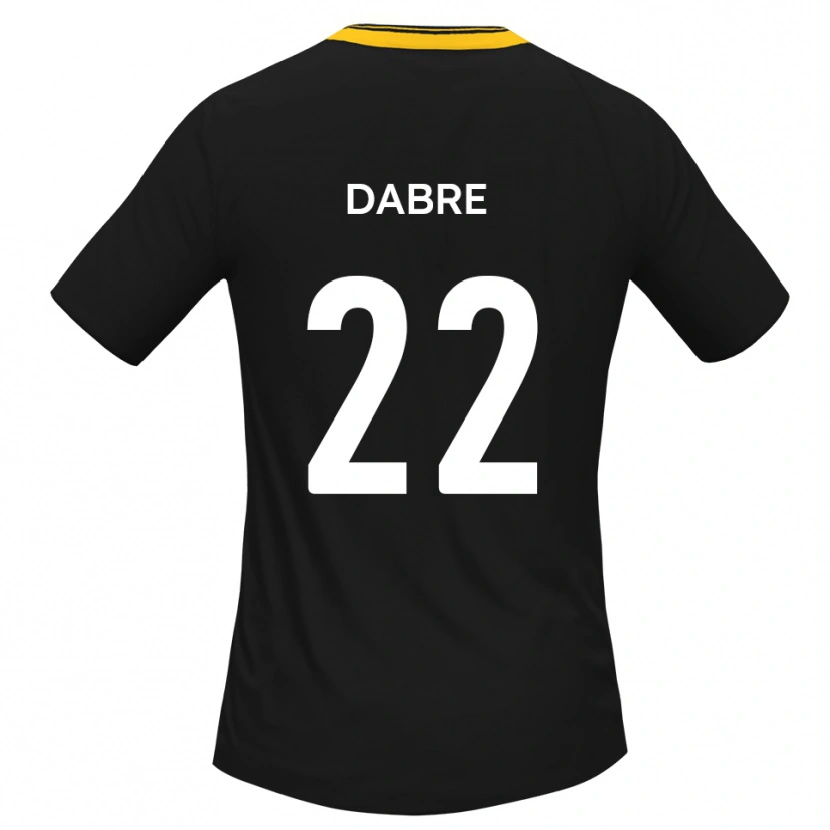 Danxen Homem Camisola Mo Dabre #22 Preto Amarelo Alternativa 2025/26 Camisa Brasil