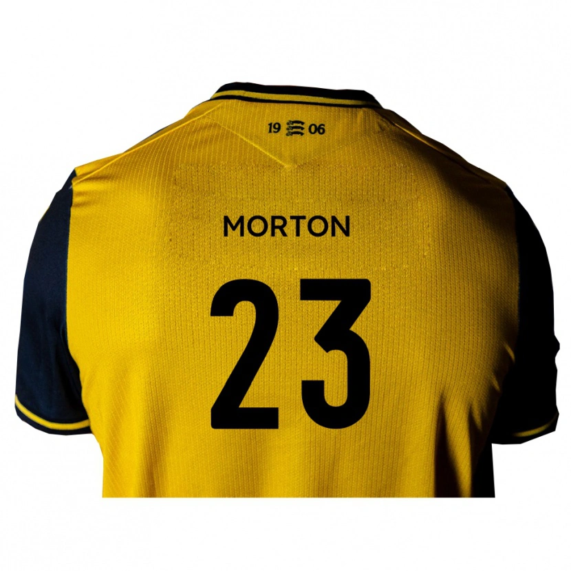 Danxen Homem Camisola James Morton #23 Amarelo Preto Alternativa 2025/26 Camisa Brasil
