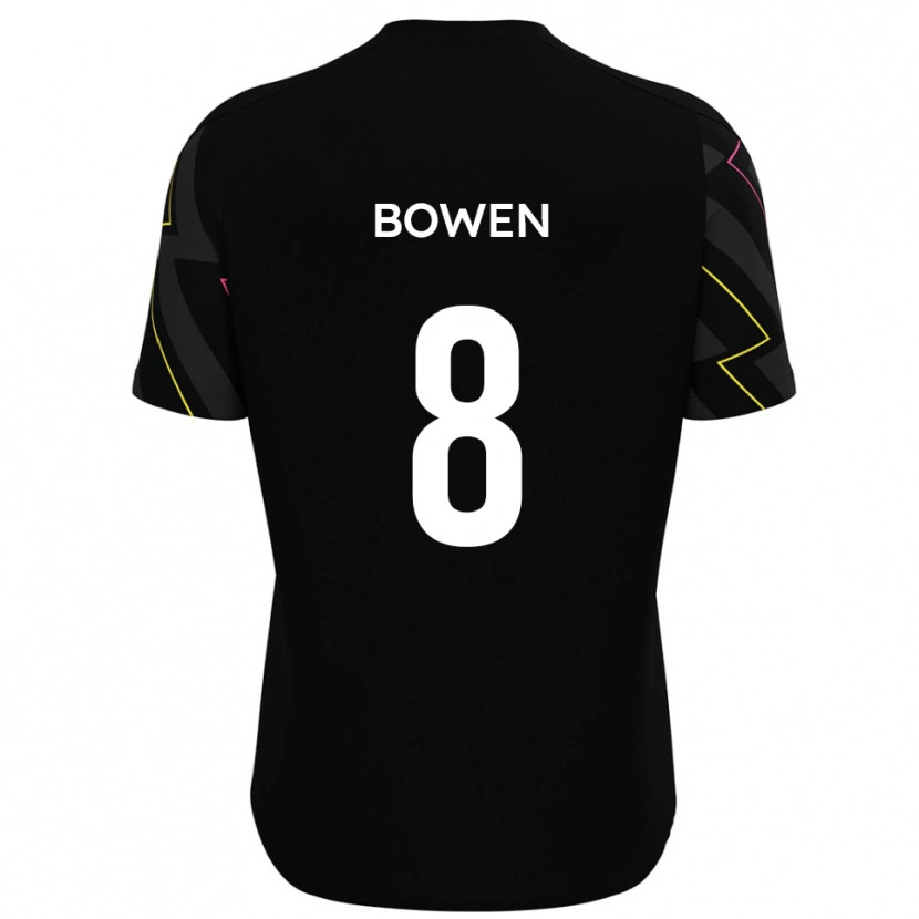 Danxen Homem Camisola Sam Bowen #8 Preto Cinza Alternativa 2025/26 Camisa Brasil