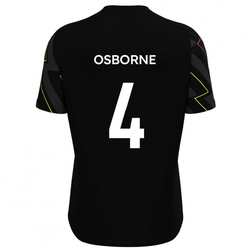 Danxen Homem Camisola Jamey Osborne #4 Preto Cinza Alternativa 2025/26 Camisa Brasil