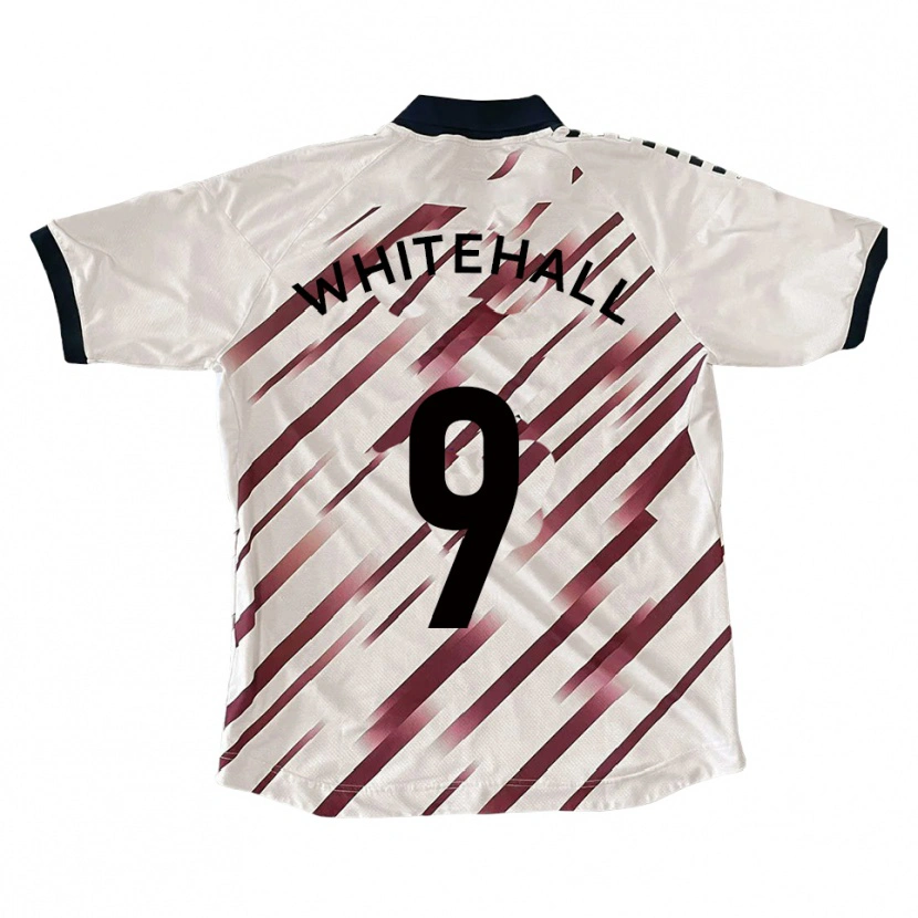 Danxen Homem Camisola Danny Whitehall #9 Branco Vermelho Alternativa 2025/26 Camisa Brasil
