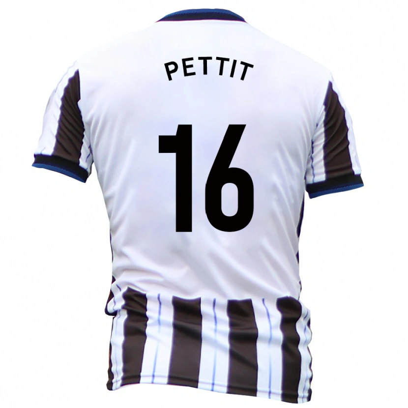 Danxen Homem Camisola Casey Pettit #16 Branco Preto Alternativa 2025/26 Camisa Brasil
