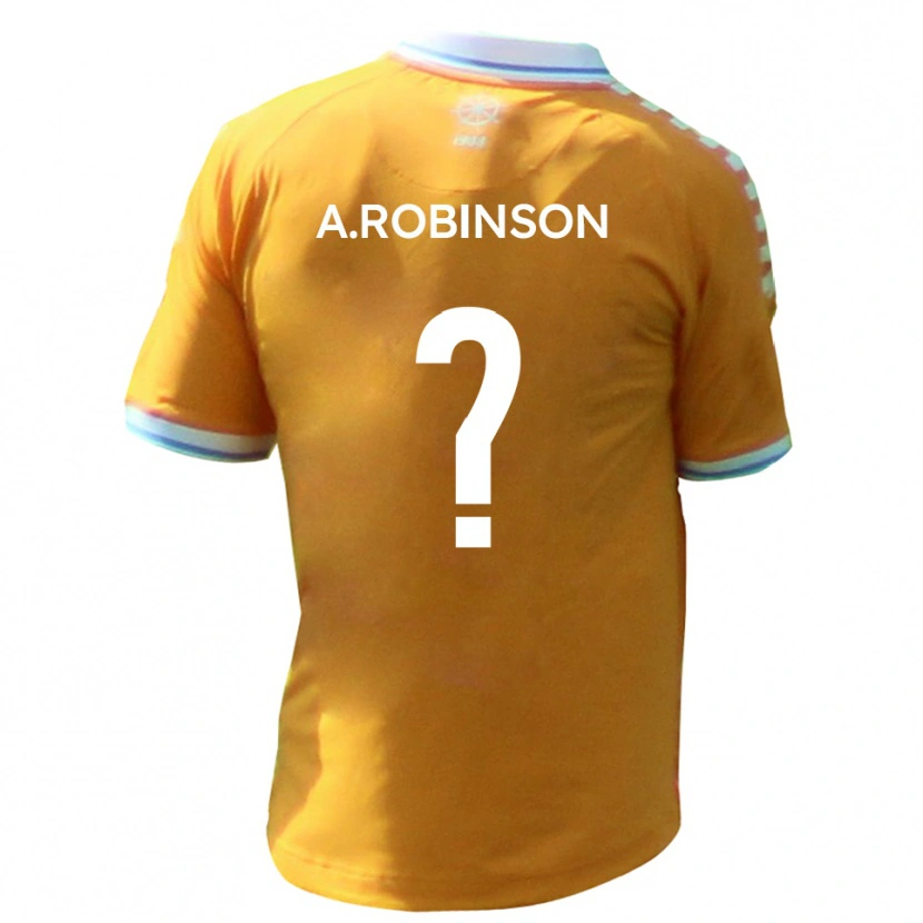 Danxen Homem Camisola Atalia Robinson #0 Amarelo Azul Alternativa 2025/26 Camisa Brasil