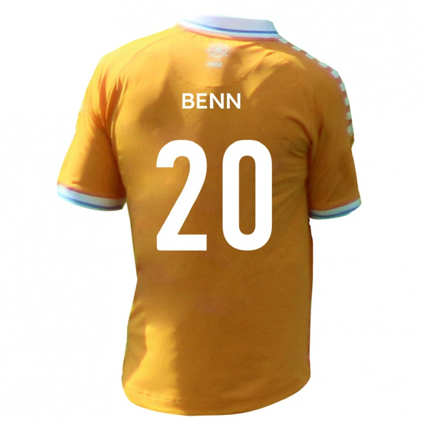 Danxen Homem Camisola Jay Benn #20 Amarelo Azul Alternativa 2025/26 Camisa Brasil
