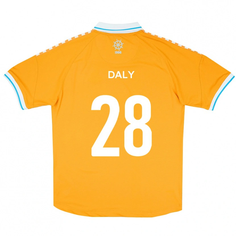 Danxen Homem Camisola Matty Daly #28 Amarelo Azul Alternativa 2025/26 Camisa Brasil