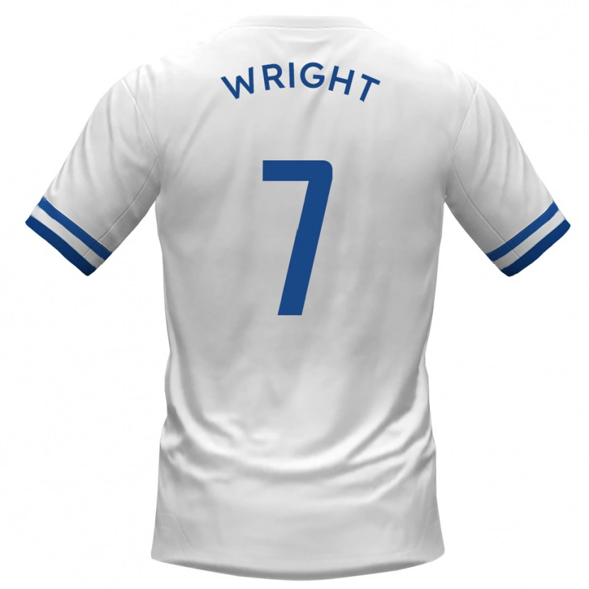 Danxen Homem Camisola Max Wright #7 Branco Azul Alternativa 2025/26 Camisa Brasil