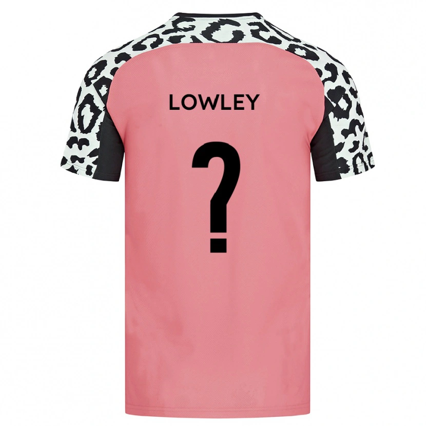 Danxen Homem Camisola Carys Lowley #0 Rosa Preto Alternativa 2025/26 Camisa Brasil