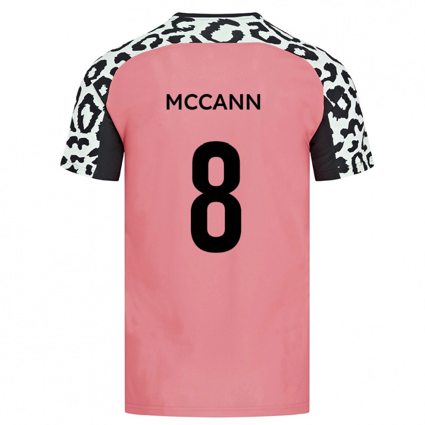 Danxen Homem Camisola Charlie Mccann #8 Rosa Preto Alternativa 2025/26 Camisa Brasil