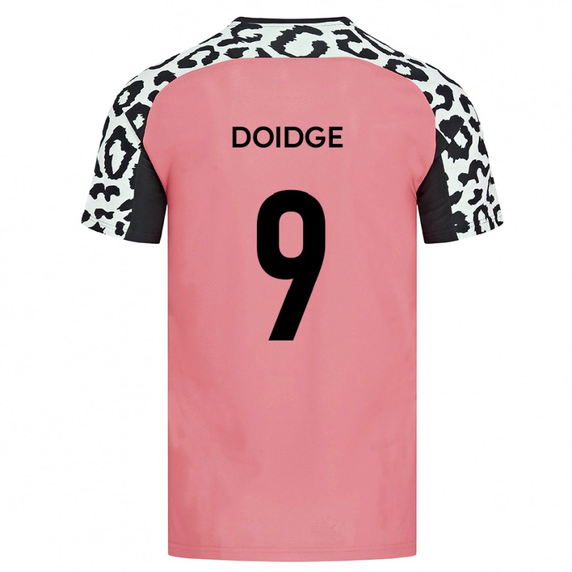 Danxen Homem Camisola Christian Doidge #9 Rosa Preto Alternativa 2025/26 Camisa Brasil