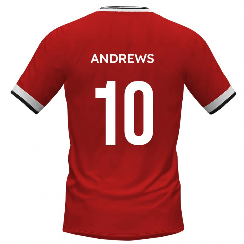 Danxen Homem Camisola Corie Andrews #10 Branco Preto Alternativa 2025/26 Camisa Brasil