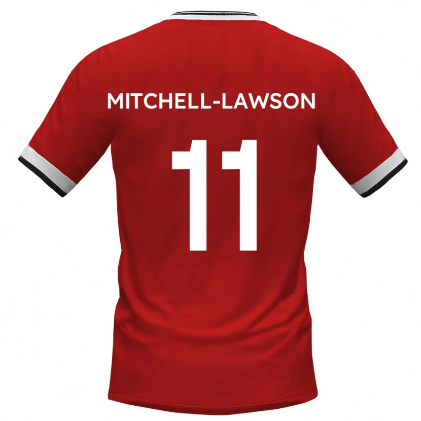 Danxen Homem Camisola Jayden Mitchell-Lawson #11 Branco Preto Alternativa 2025/26 Camisa Brasil