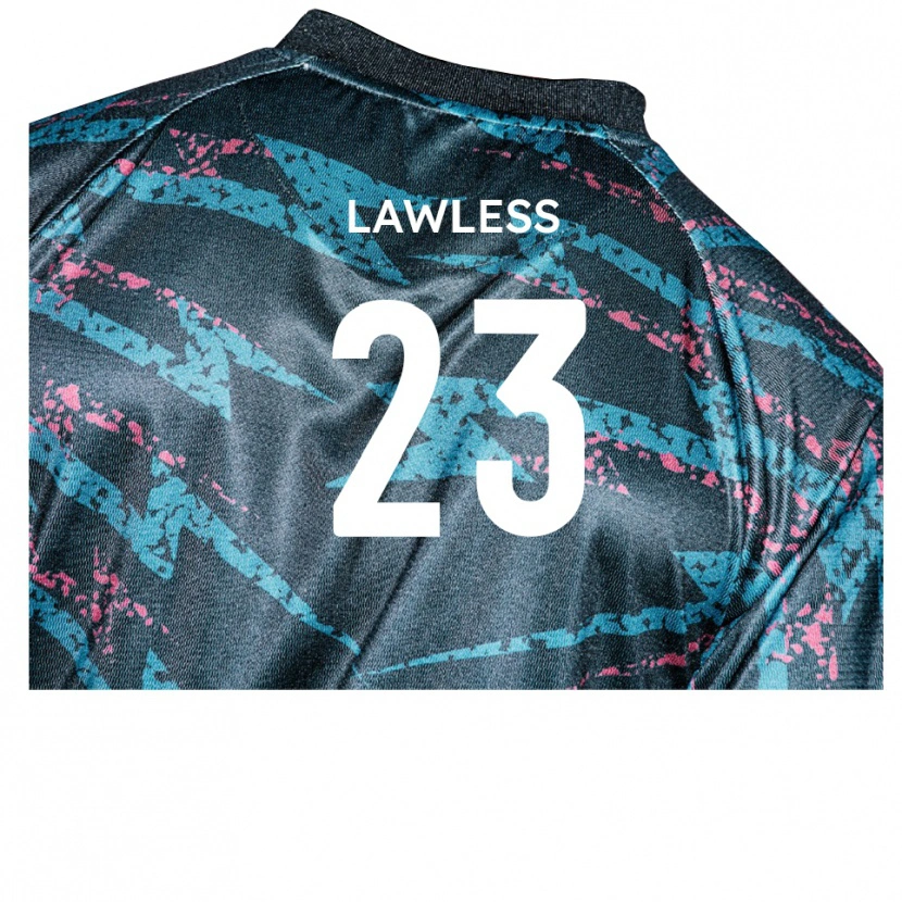 Danxen Homem Camisola Conor Lawless #23 Preto Azul Marinho Alternativa 2025/26 Camisa Brasil