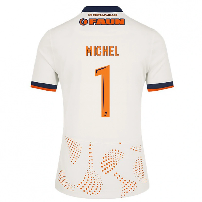 Danxen Homem Camisola Mathieu Michel #1 Branco Laranja Alternativa 2025/26 Camisa Brasil