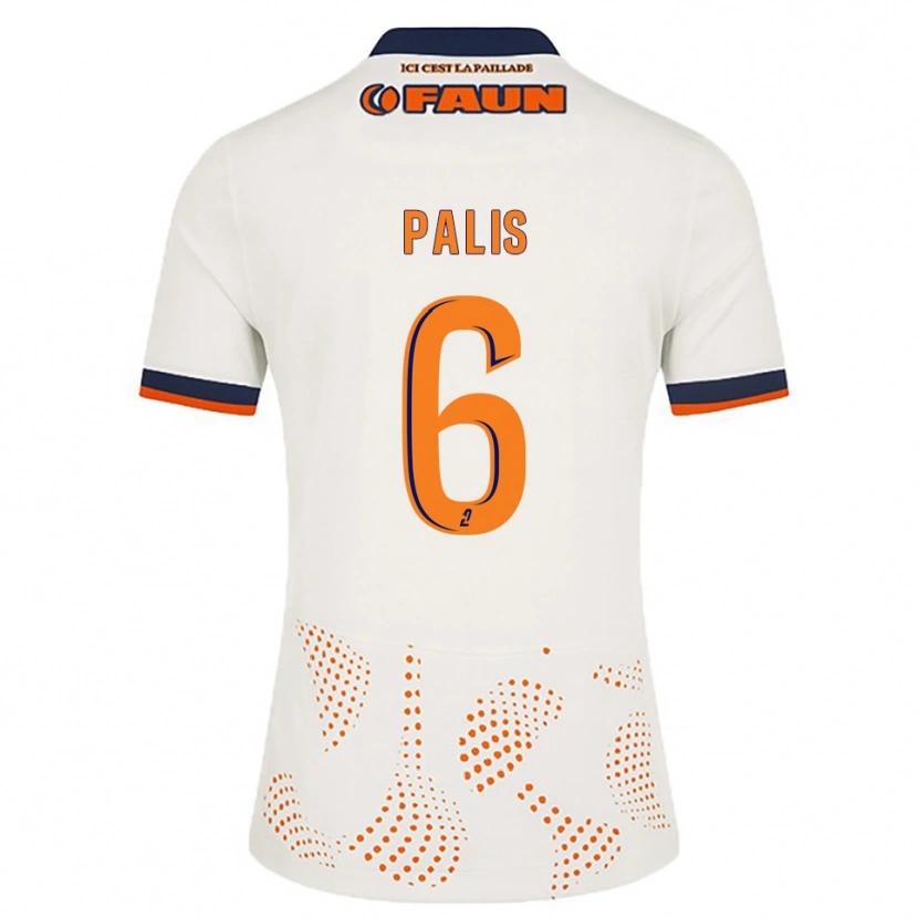 Danxen Homem Camisola Ella Palis #6 Branco Laranja Alternativa 2025/26 Camisa Brasil
