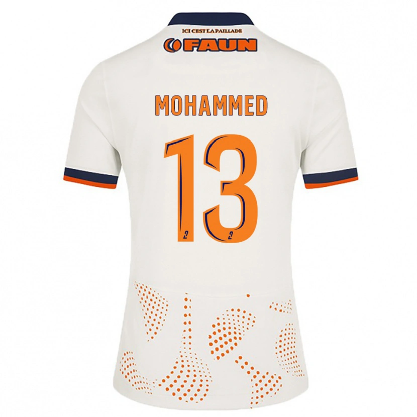 Danxen Homem Camisola Teymour Mohammed #13 Branco Laranja Alternativa 2025/26 Camisa Brasil