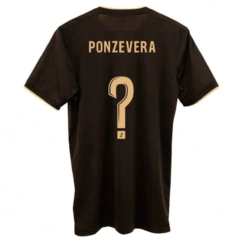 Danxen Homem Camisola Pierre-Pascal Ponzevera #0 Azul Vermelho Alternativa 2025/26 Camisa Brasil
