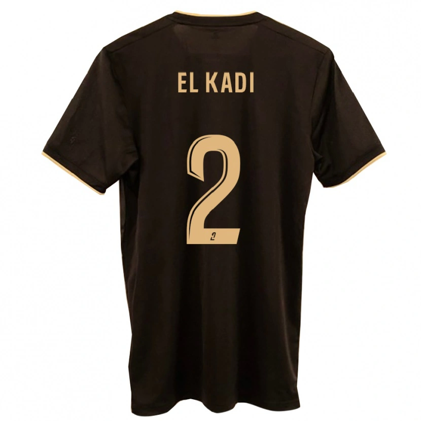 Danxen Homem Camisola Marouane El Kadi #2 Azul Vermelho Alternativa 2025/26 Camisa Brasil