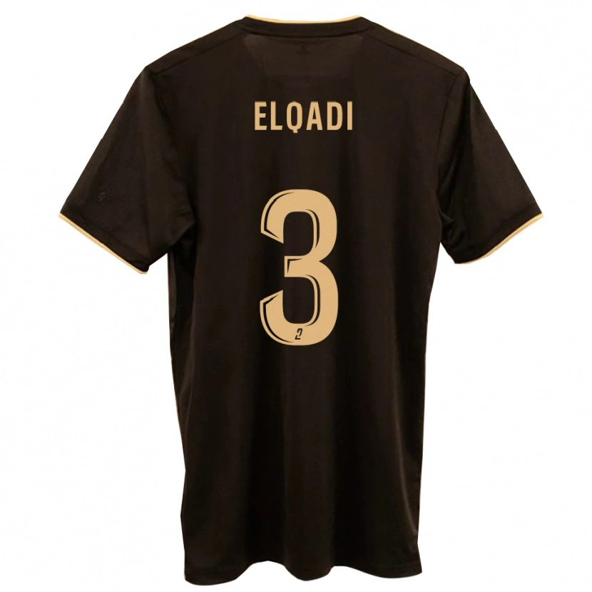Danxen Homem Camisola Lahoucine Elqadi #3 Azul Vermelho Alternativa 2025/26 Camisa Brasil