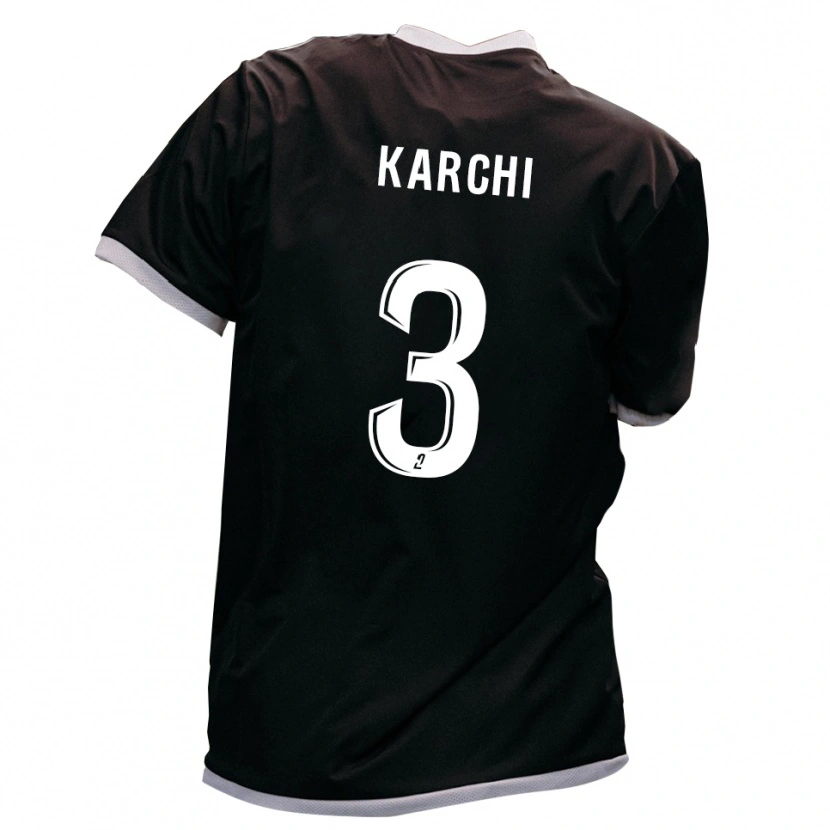 Danxen Homem Camisola Adem Karchi #3 Preto Dourado Alternativa 2025/26 Camisa Brasil