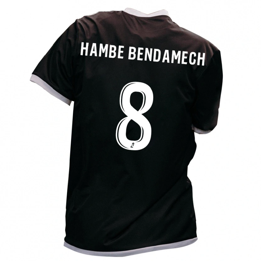 Danxen Homem Camisola Liam Hambe Bendamech #8 Preto Dourado Alternativa 2025/26 Camisa Brasil