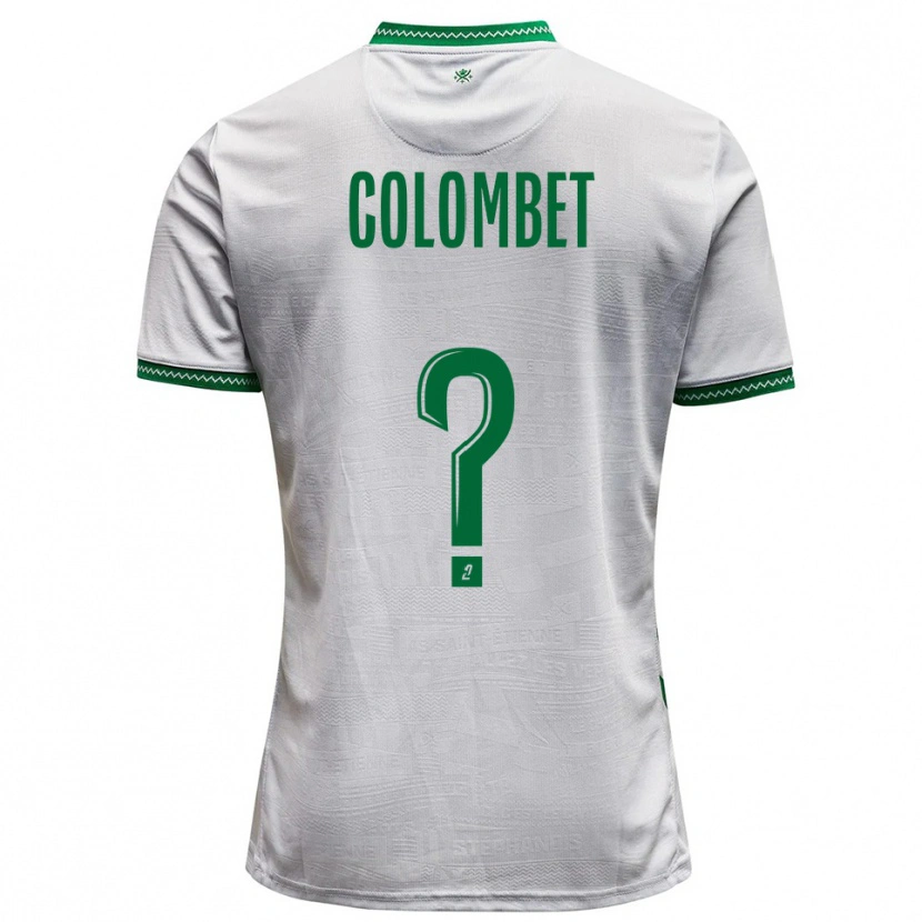 Danxen Homem Camisola Alexis Colombet #0 Branco Verde Alternativa 2025/26 Camisa Brasil