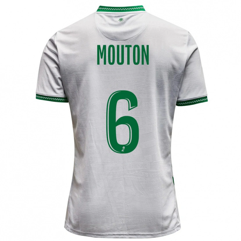 Danxen Homem Camisola Jules Mouton #6 Branco Verde Alternativa 2025/26 Camisa Brasil
