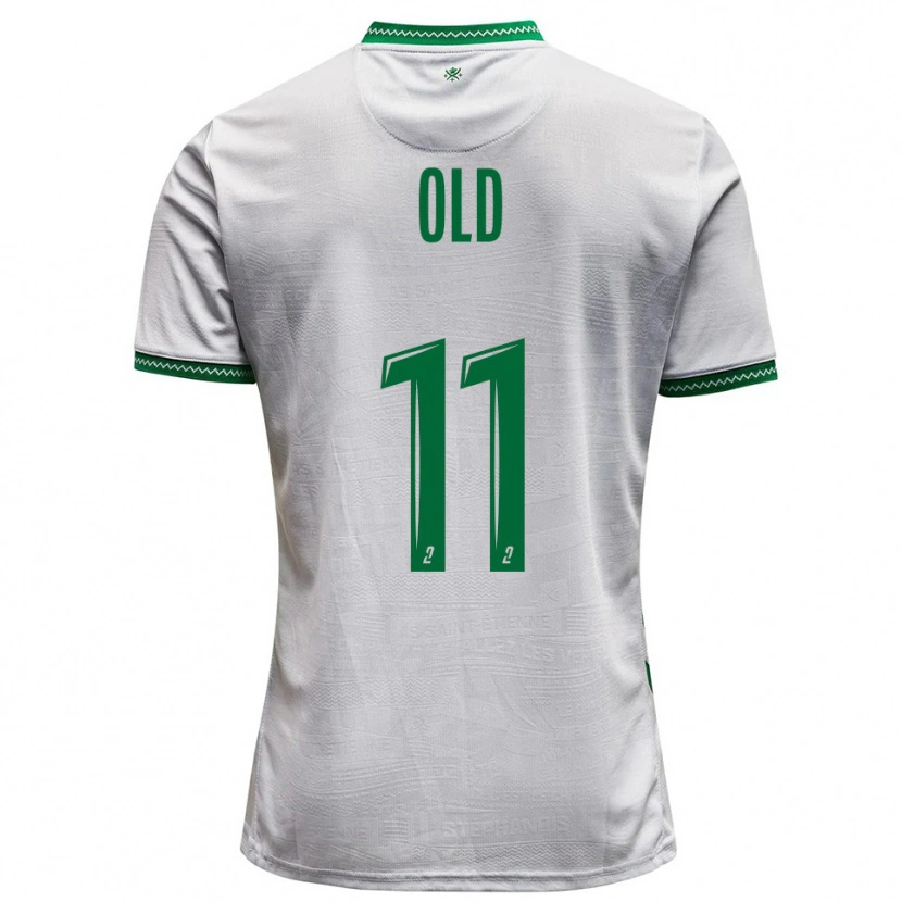 Danxen Homem Camisola Ben Old #11 Branco Verde Alternativa 2025/26 Camisa Brasil