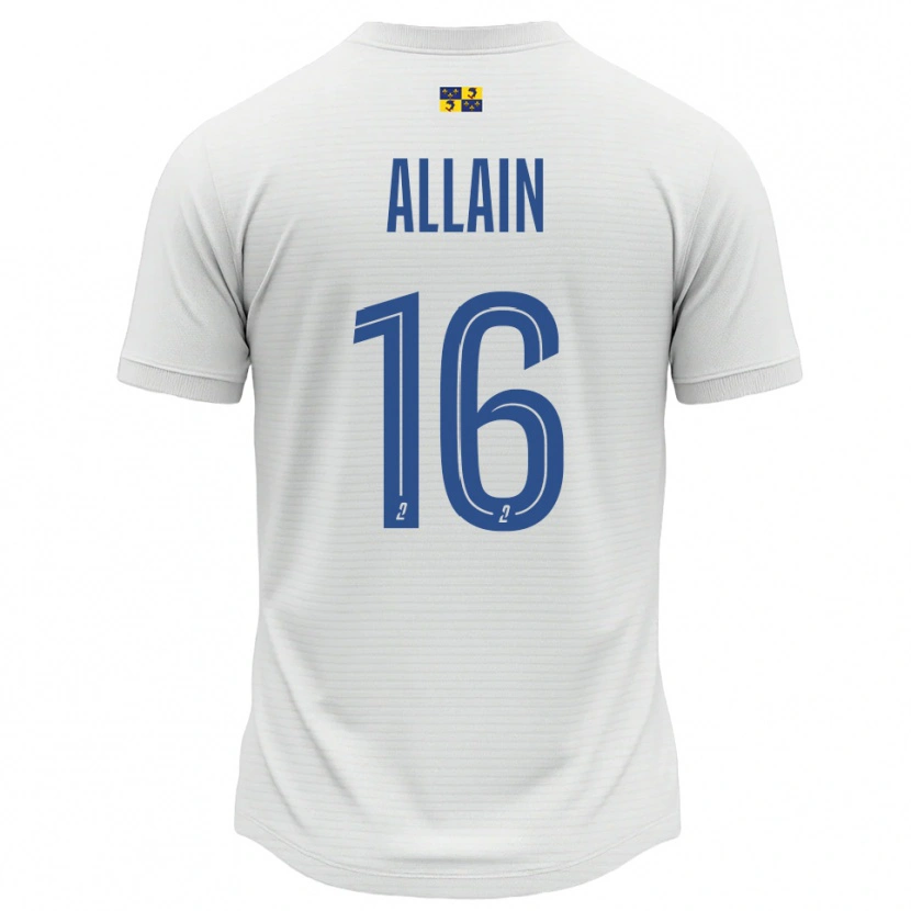 Danxen Homem Camisola Bobby Allain #16 Branco Azul Alternativa 2025/26 Camisa Brasil