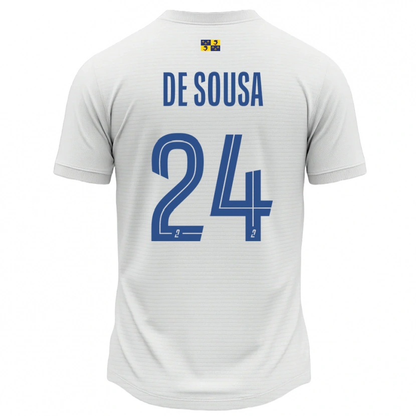 Danxen Homem Camisola Tifanie De Sousa #24 Branco Azul Alternativa 2025/26 Camisa Brasil