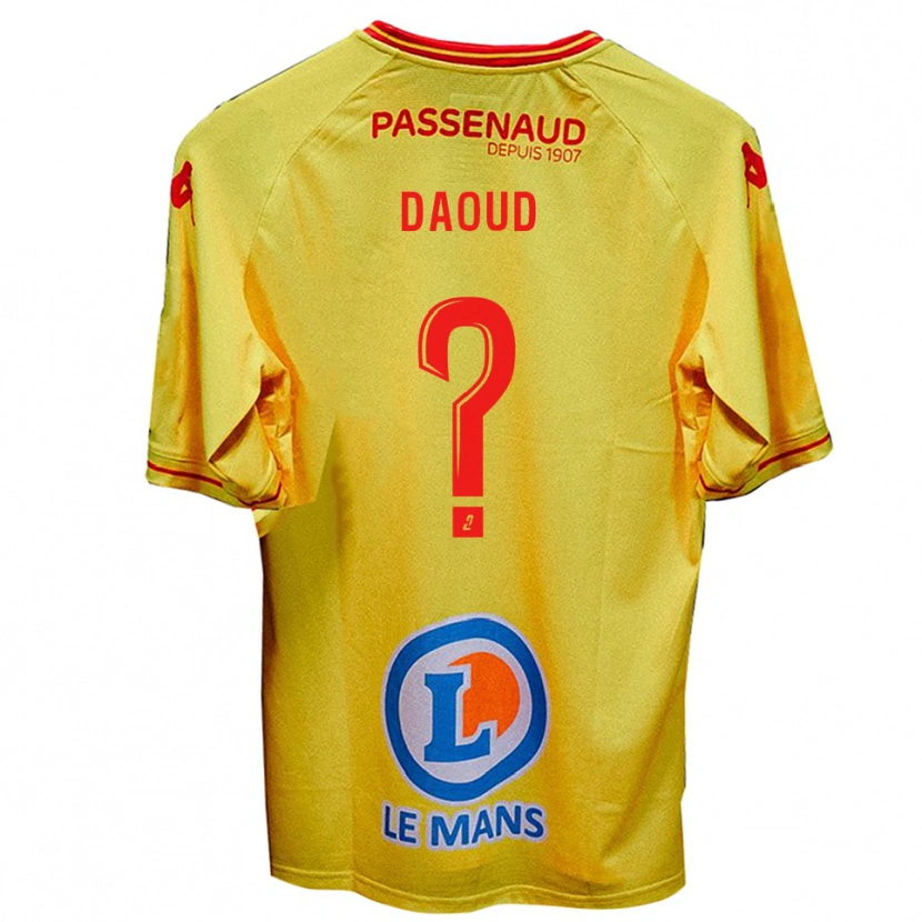 Danxen Homem Camisola Yanis Daoud #0 Amarelo Alternativa 2025/26 Camisa Brasil