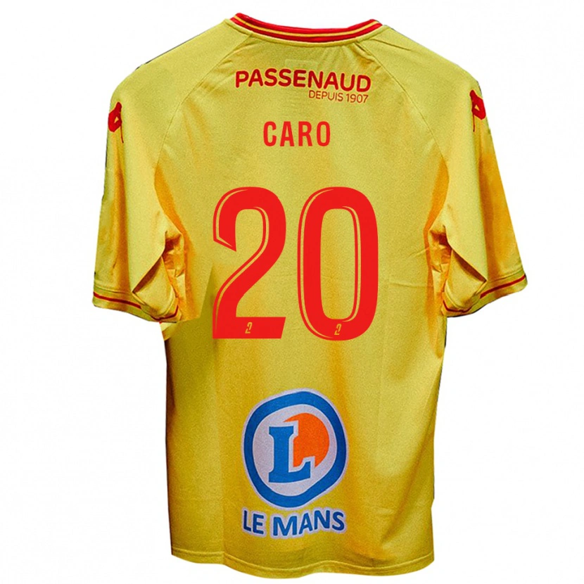 Danxen Homem Camisola Titouan Caro #20 Amarelo Alternativa 2025/26 Camisa Brasil