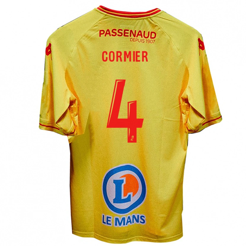 Danxen Homem Camisola Leny Cormier #4 Amarelo Alternativa 2025/26 Camisa Brasil