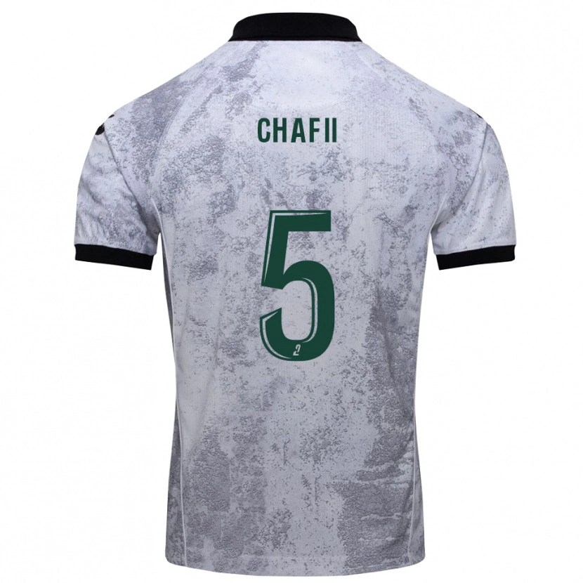 Danxen Homem Camisola Mehdi Chafii #5 Branco Preto Alternativa 2025/26 Camisa Brasil