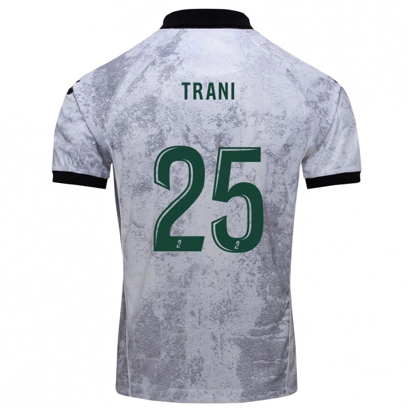 Danxen Homem Camisola Guillaume Trani #25 Branco Preto Alternativa 2025/26 Camisa Brasil