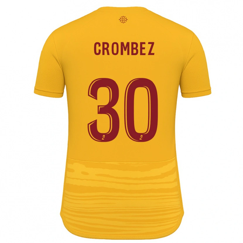 Danxen Homem Camisola Enzo Crombez #30 Laranja Borgonha Alternativa 2025/26 Camisa Brasil