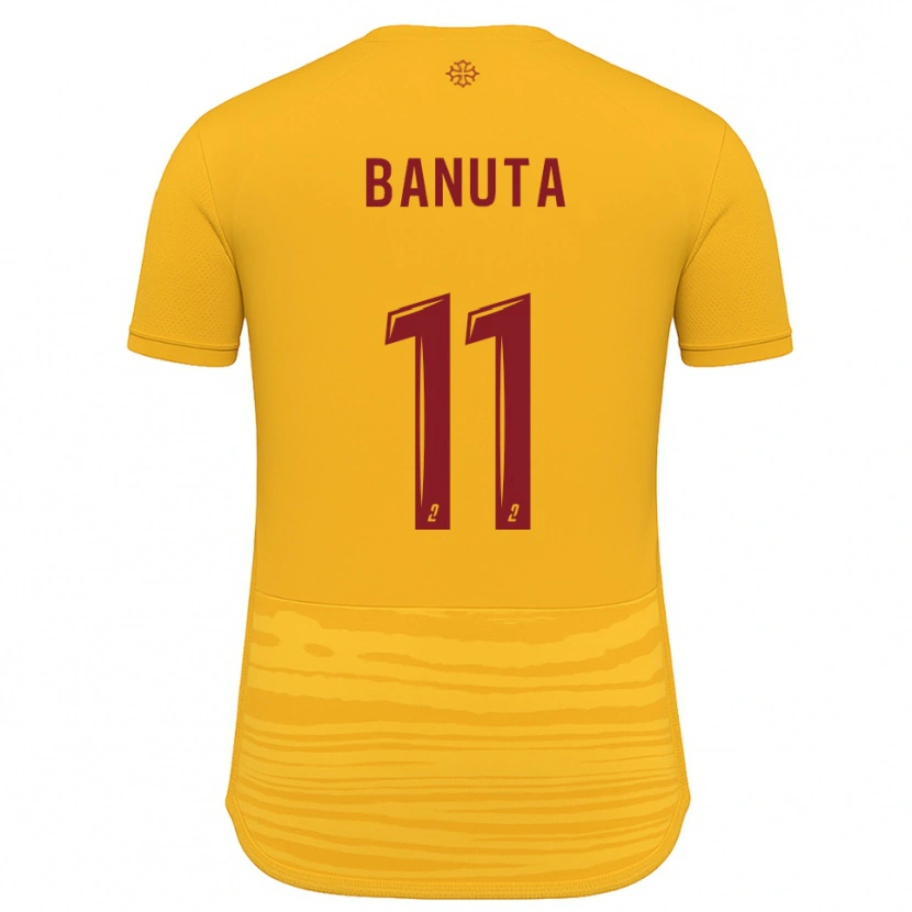 Danxen Homem Camisola Anna Banuta #11 Laranja Borgonha Alternativa 2025/26 Camisa Brasil
