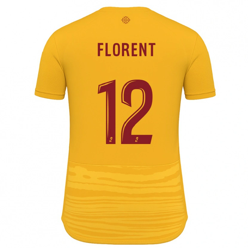Danxen Homem Camisola Valentin Florent #12 Laranja Borgonha Alternativa 2025/26 Camisa Brasil