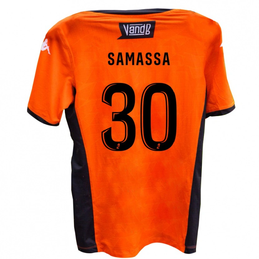 Danxen Homem Camisola Mamadou Samassa #30 Branco Preto Alternativa 2025/26 Camisa Brasil