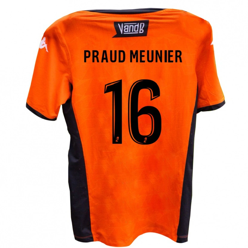 Danxen Homem Camisola Nolhan Praud Meunier #16 Branco Preto Alternativa 2025/26 Camisa Brasil