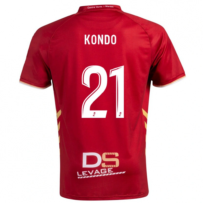 Danxen Homem Camisola Geoffrey Kondo #21 Borgonha Dourado Alternativa 2025/26 Camisa Brasil