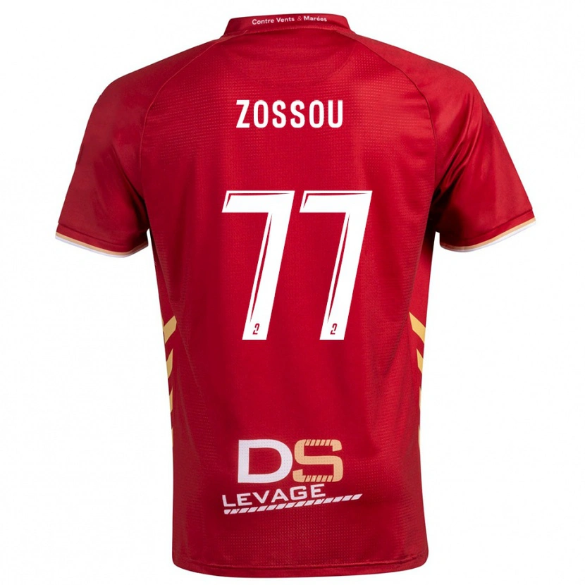Danxen Homem Camisola Aristide Zossou #77 Borgonha Dourado Alternativa 2025/26 Camisa Brasil