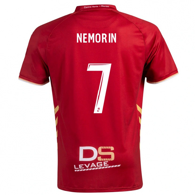 Danxen Homem Camisola Noah Nemorin #7 Borgonha Dourado Alternativa 2025/26 Camisa Brasil