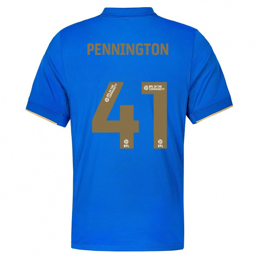 Danxen Mulher Camisola Cody Pennington #41 Azul Dourado Principal 2025/26 Camisa Brasil