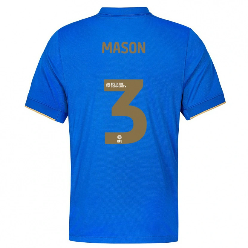 Danxen Mulher Camisola Ellie Mason #3 Azul Dourado Principal 2025/26 Camisa Brasil