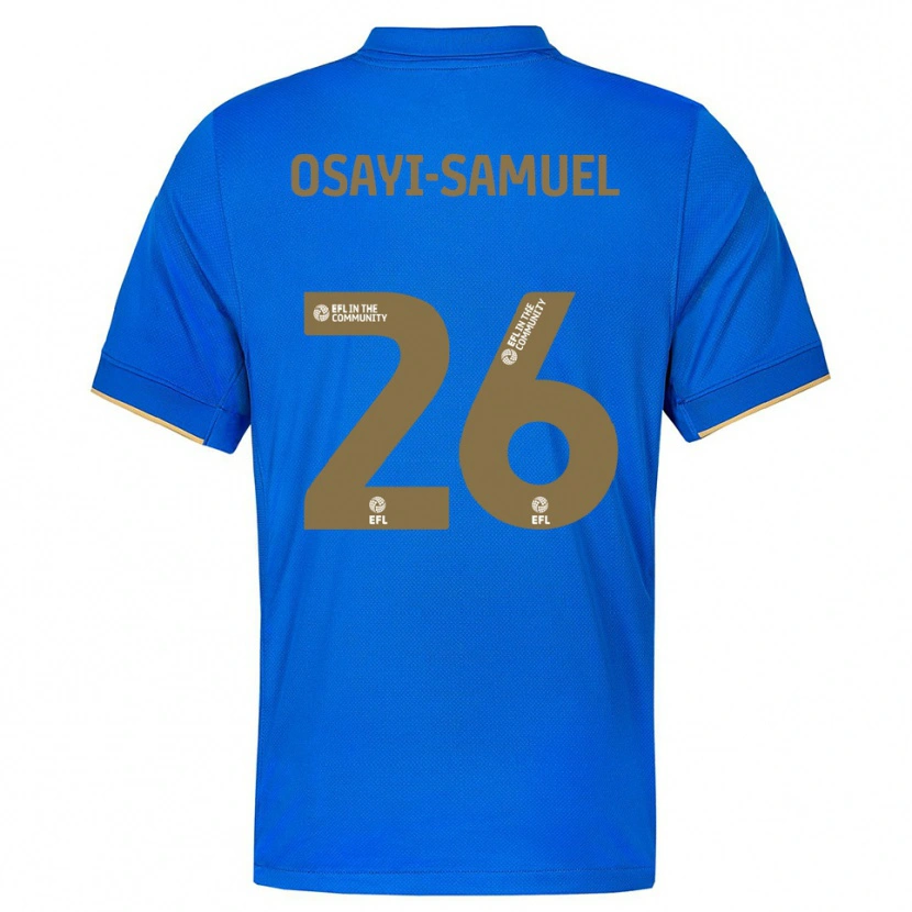 Danxen Mulher Camisola Bright Osayi-Samuel #26 Azul Dourado Principal 2025/26 Camisa Brasil