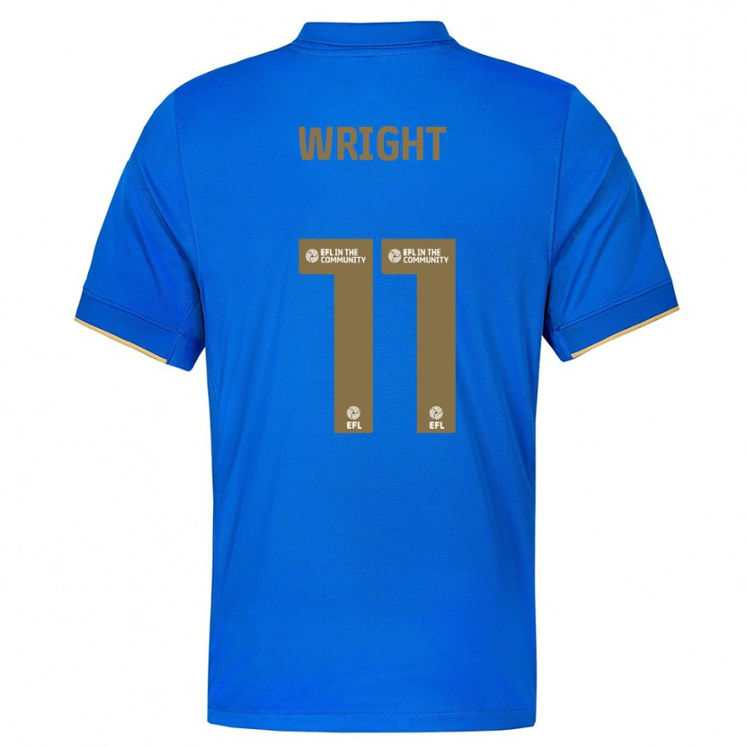 Danxen Mulher Camisola Scott Wright #11 Azul Dourado Principal 2025/26 Camisa Brasil