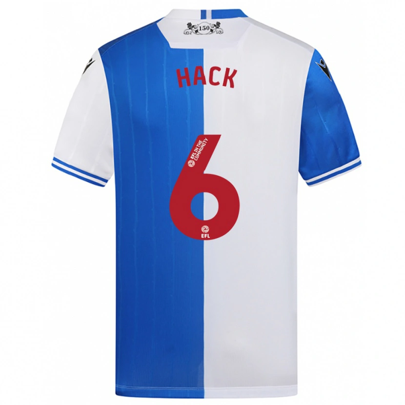 Danxen Mulher Camisola Ellie Hack #6 Azul Branco Principal 2025/26 Camisa Brasil