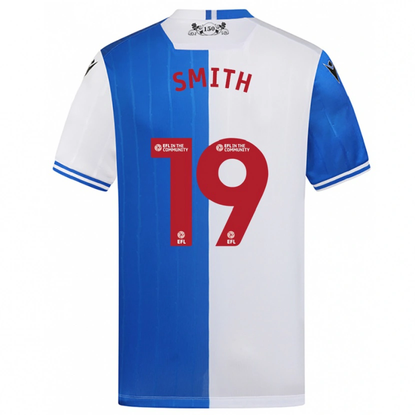 Danxen Mulher Camisola Evie Smith #19 Azul Branco Principal 2025/26 Camisa Brasil