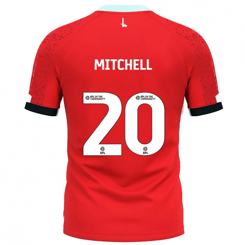 Danxen Mulher Camisola Zach Mitchell #20 Vermelho Branco Principal 2025/26 Camisa Brasil